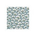 Premium Paper Napkins- Muted Blue Scallop- Cocktail Napkin
