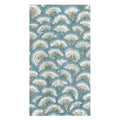 Premium Paper Napkins- Muted Blue Scallop- Guest Napkin