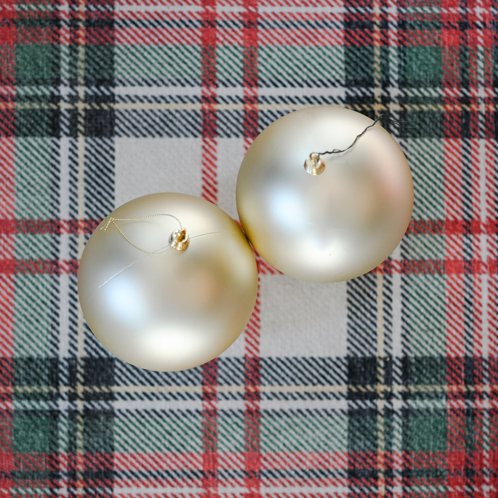 Ornament- Matte Champagne (1pc)