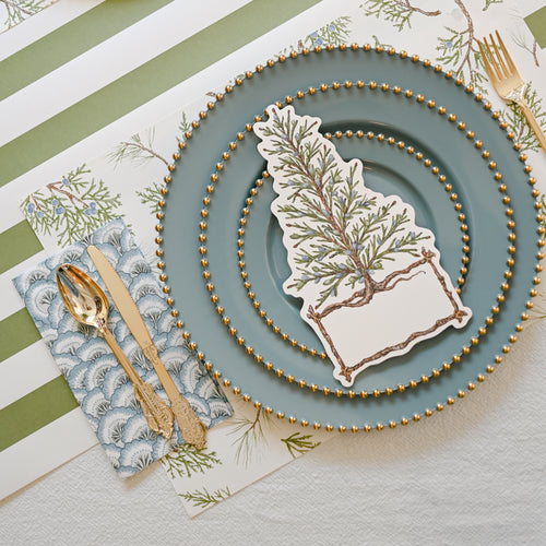 Paper Placemats- Juniper Sprigs (18pcs)