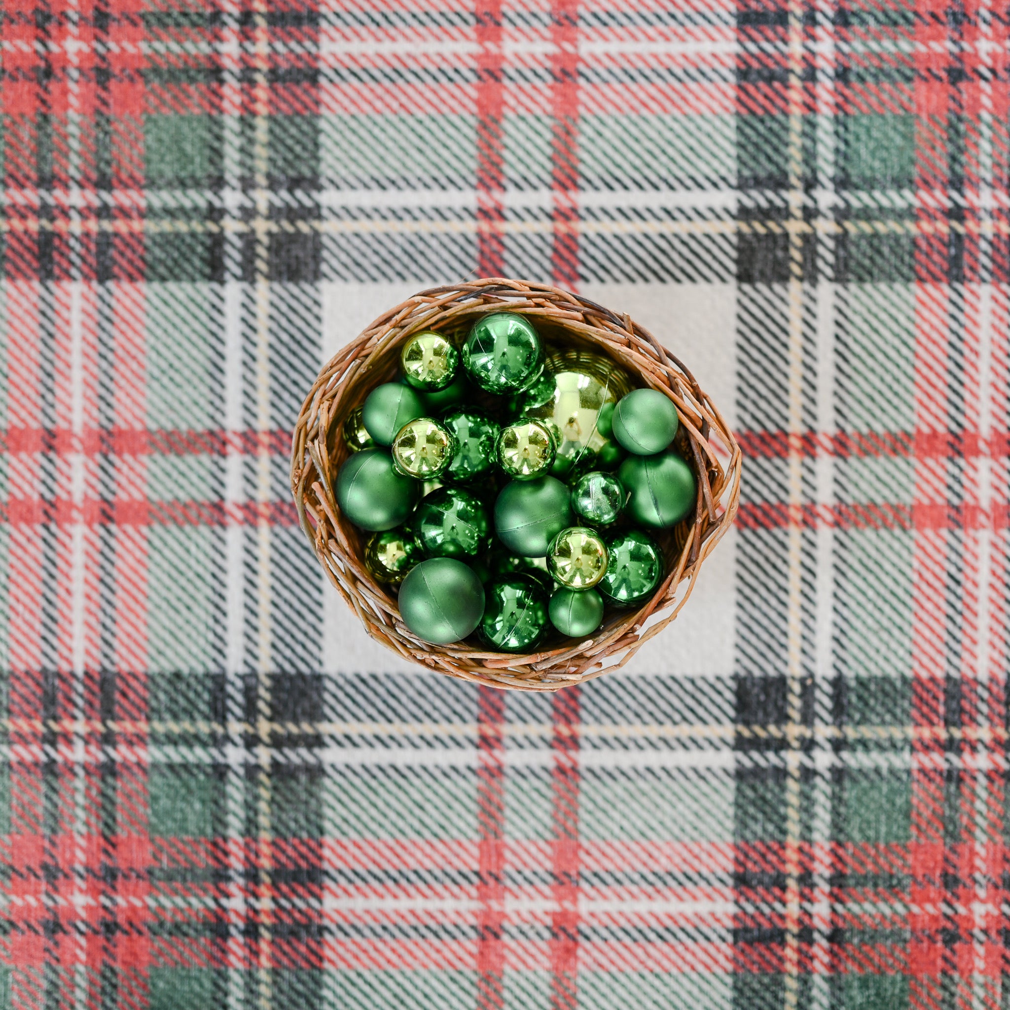 Ornaments- Bits and Baubles MINI- Green (24pcs)