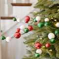 Bauble Spray- Red, Green and White (31")