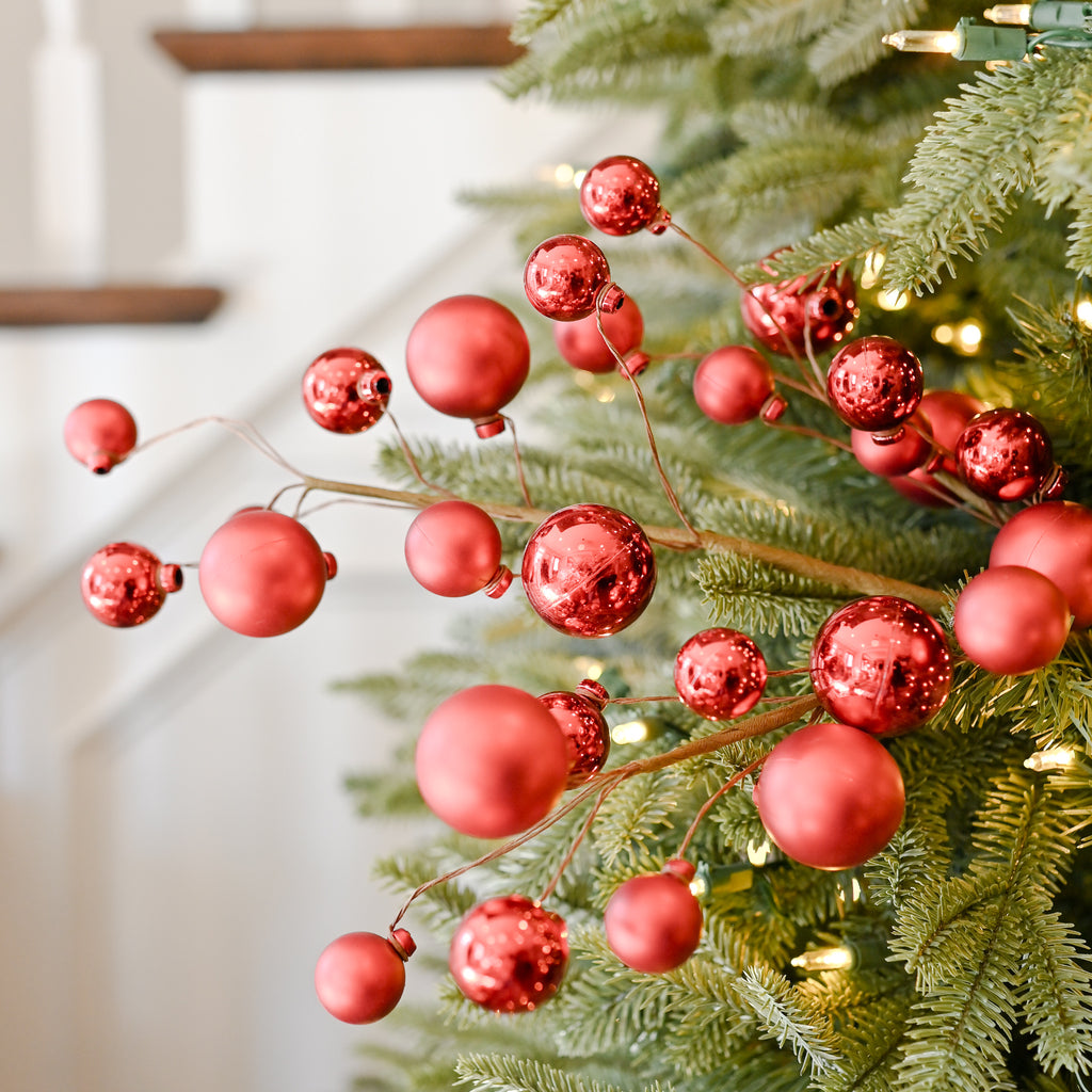 Bauble Spray- Red (31")