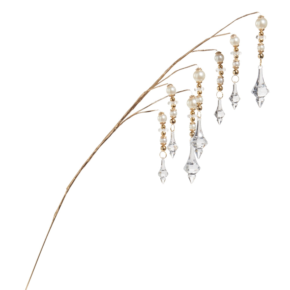 Bijoux Pearl and Crystal Dripping Spray (32.5")