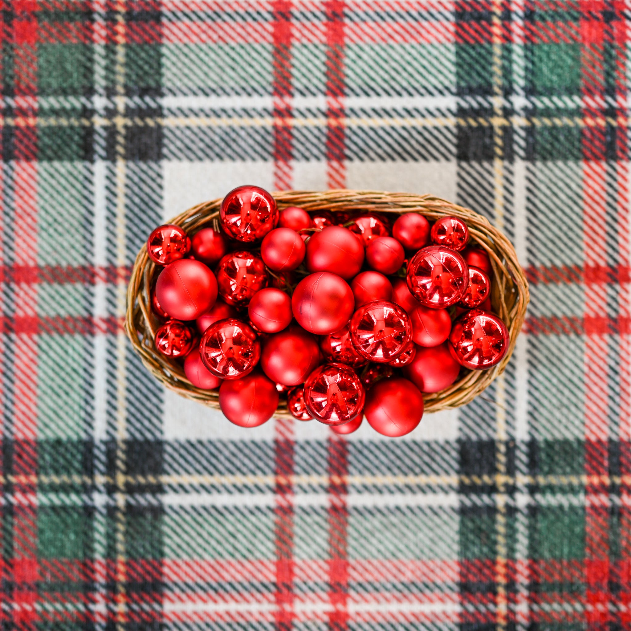 Ornaments- Bits and Baubles MINI- Red (24pcs)