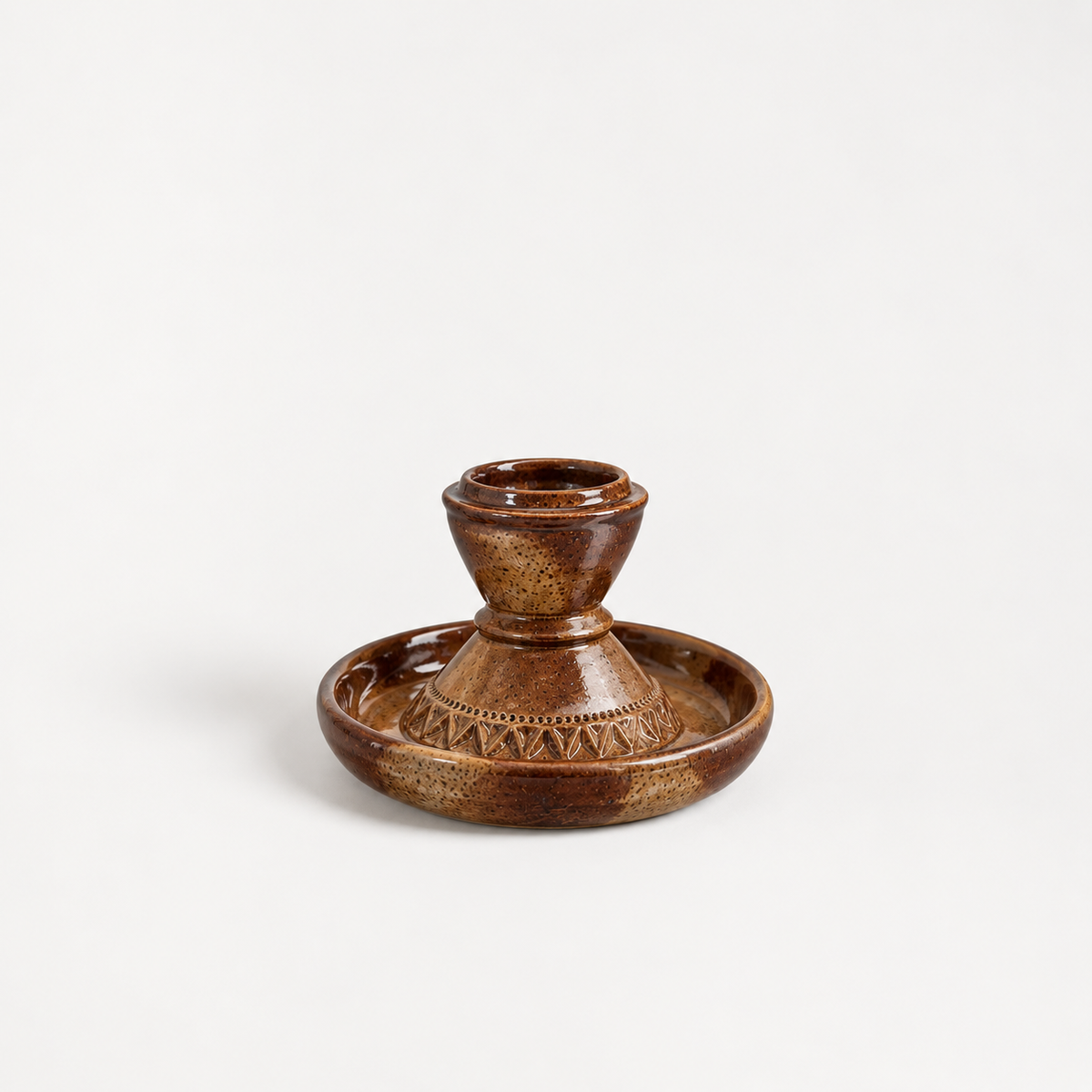 Candle Holders- Set of 2- Terracotta