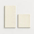 Italian Spunlace Paper Napkins- Linen Stripe