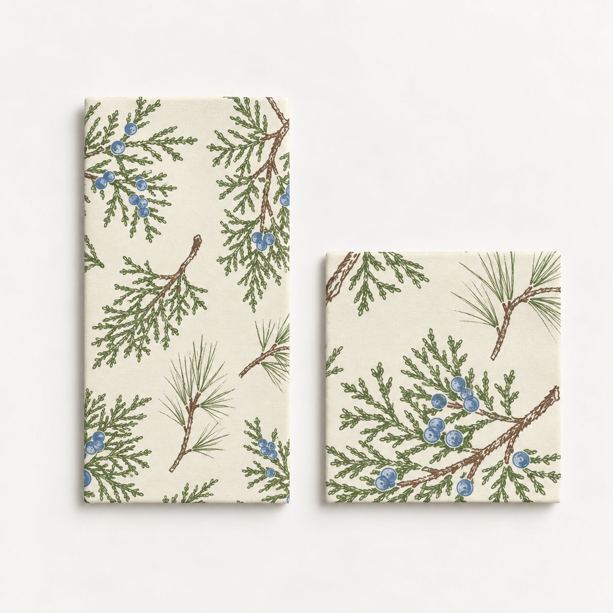Premium Paper Napkins- Juniper Sprigs
