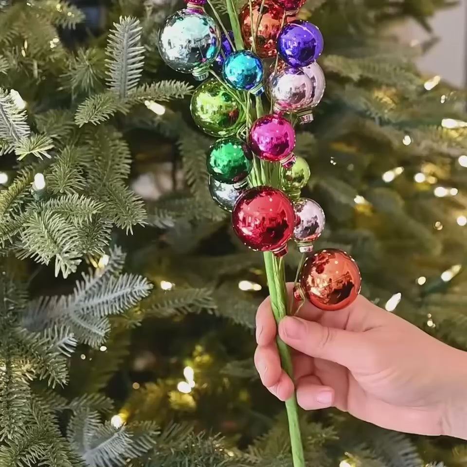 Bauble Spray- Multicolor (31")