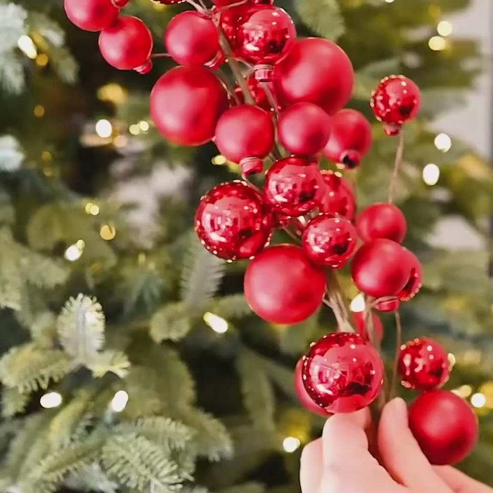 Bauble Spray- Red (31")