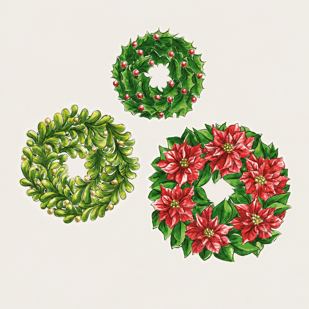 Serving Papers- Wreaths