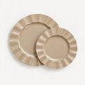 Premium Plastic Plates- Taupe